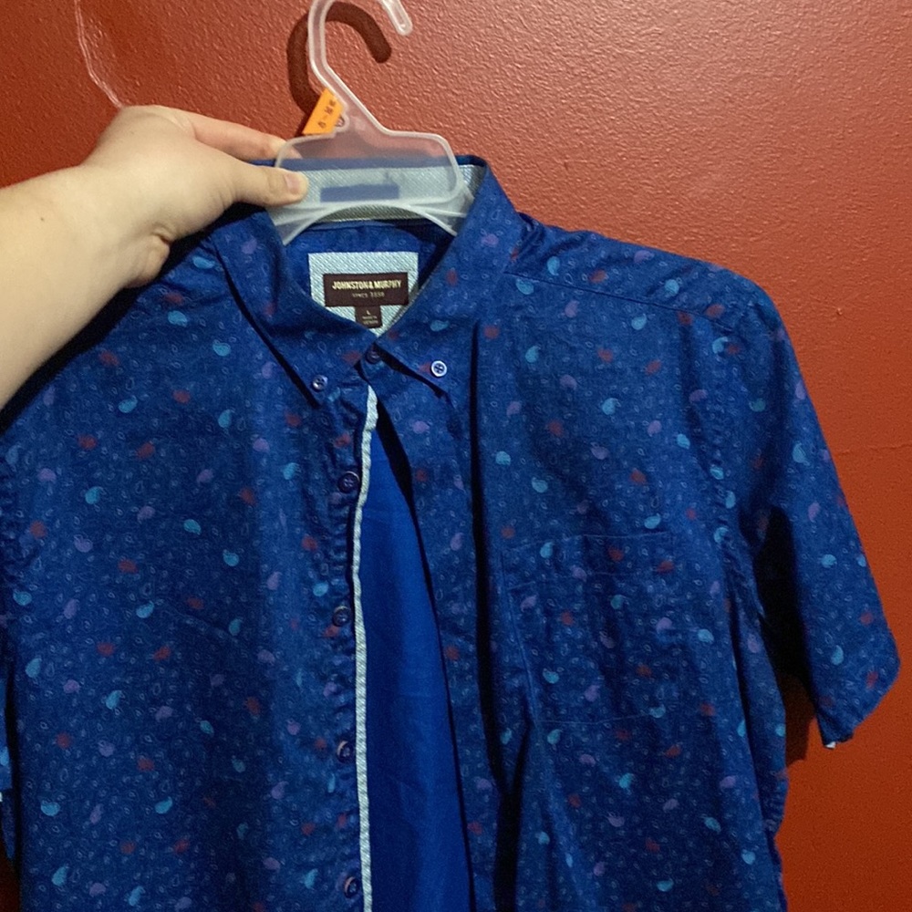 Johnston & Murphy Large Short Sleeve Dress shirt